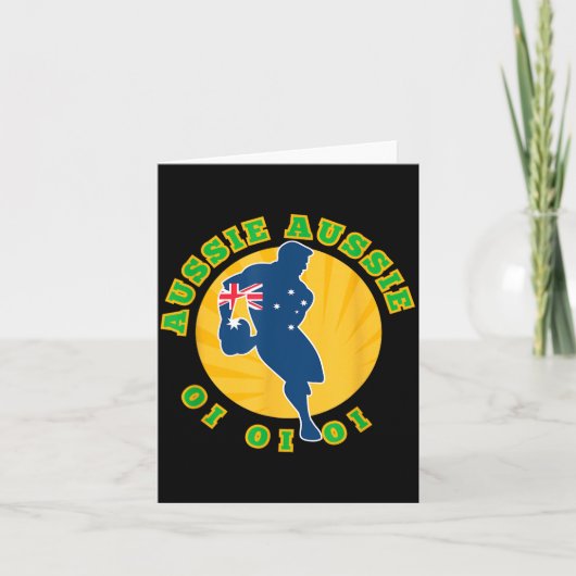 Australia Rugby, Wallabies Aussie Aussie Aussie Oi カード (正面)