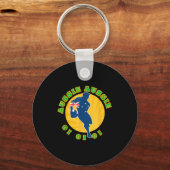 Australia Rugby, Wallabies Aussie Aussie Aussie Oi キーホルダー (正面)