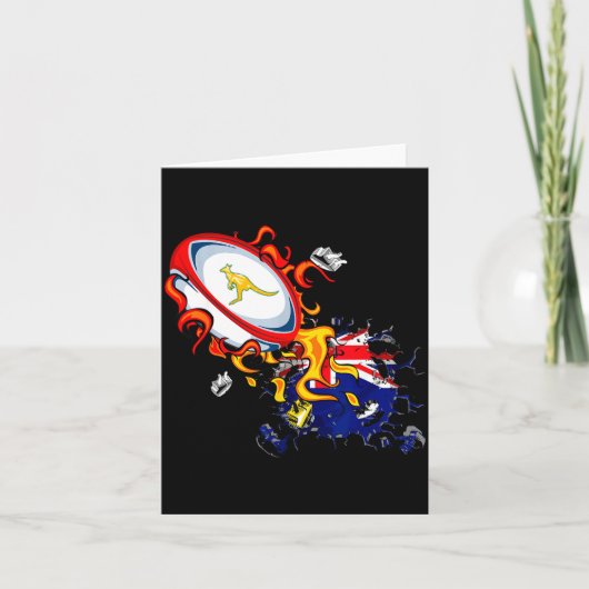 Australia Rugby, Wallabies Rugby Jersey, Australia カード (正面)