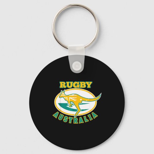 Australia Rugby, Wallabies Rugby Jersey, Australia キーホルダー (正面)