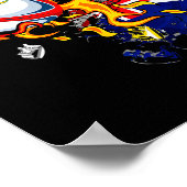 Australia Rugby, Wallabies Rugby Jersey, Australia ポスター (角)