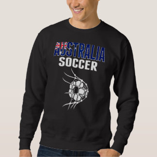 Australia Soccer Ball In Net Australian Football S スウェットシャツ