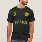 Australia Soccer  No 3 Back Australian Sportseam f Tシャツ (正面)
