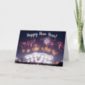 Australia Sydney Harbour Bridge Fireworks NYE シーズンカード (正面)