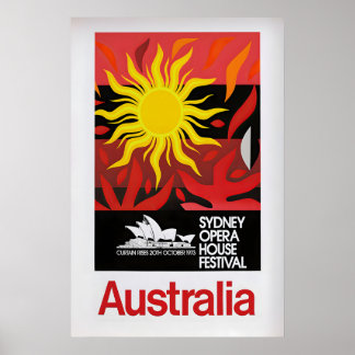 Australia, Sydney Opera House Festival  Vintage ポスター