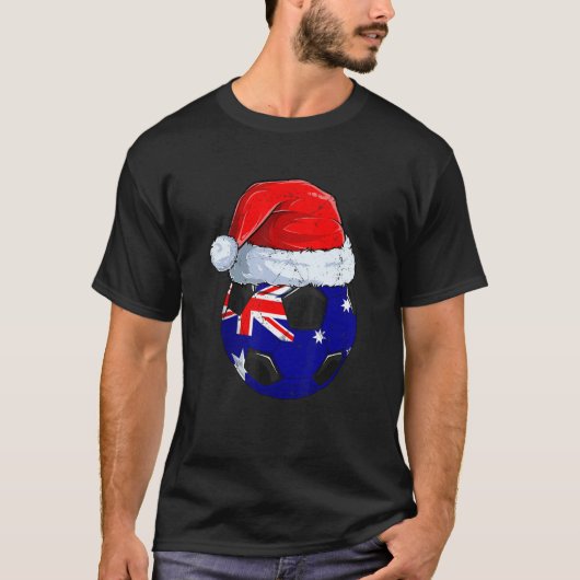 Australia Team Player Football Ball World Soccer S Tシャツ (正面)