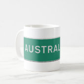 Australia that way コーヒーマグカップ (正面左)