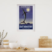 Australia, The Angler's Paradise, Great Barrier ポスター (キッチン)