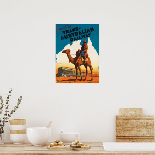 Australia -Trans Australian Railway ポスター (キッチン)