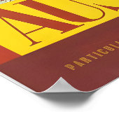 Australia Vintage Travel Poster Print ポスター (角)