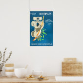 Australia, Visit Soon ポスター (キッチン)