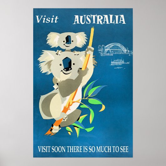 Australia, Visit Soon ポスター (正面)