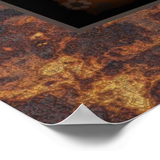 Australian Aboriginal Desert Art History Poster IV ポスター (角)