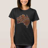 Australian Aboriginal Indegineous Aussie Tシャツ (正面)