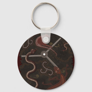 Australian Aboriginal Style Keychain キーホルダー
