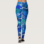 Australian Aboriginal Water Spirits Leggings レギンス (裏面)