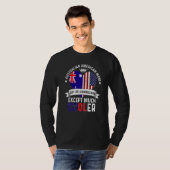 Australian American Mom Mothers Day Mama Australia Tシャツ (正面フル)