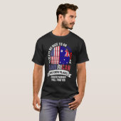 Australian American We know Places where Australia Tシャツ (正面フル)
