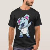Australian Animals Cute Dabbing Koala Bear Tシャツ (正面)