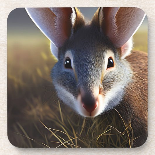 Australian Bilby Alert、懸命プラスチックばいせん コースター (正面)