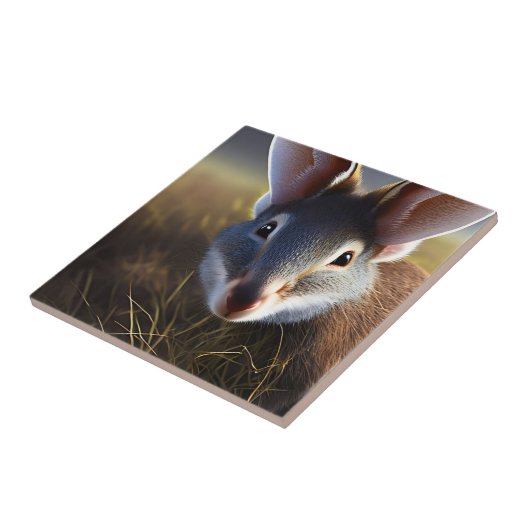 Australian Bilby Alert, Ceramic Tile タイル (側面)