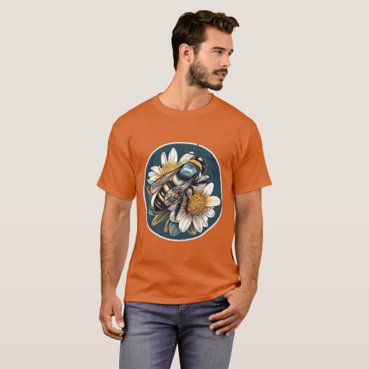 Australian Blue Banded Bee A Unique Native Species Tシャツ (正面フル)