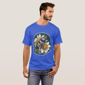 Australian Blue Banded Bee A Unique Native Species Tシャツ (正面フル)