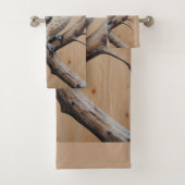 Australian Blue Kookaburra in a Tree Wildlife Art バスタオルセット (インサイチュ)