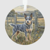 Australian Cattle Dog オーナメント (裏面)