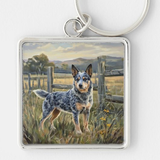 Australian Cattle Dog キーホルダー (正面)