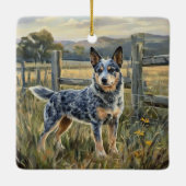 Australian Cattle Dog セラミックオーナメント (裏面)