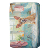 Australian Cattle Dog Bath Time Cheerful Bathroom  バスマット (正面縦)