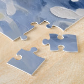 Australian Cattle Dog Christmas Red Truck Holiday ジグソーパズル (側面)