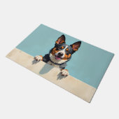 Australian Cattle Dog Doormat Art ドアマット (アングル)