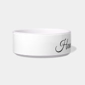Australian Cattle Dog Line Art personalized bowl ボウル (左)