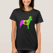 Australian Cattle Dog Lover Mardi Gras Carnival Pa Tシャツ (正面)