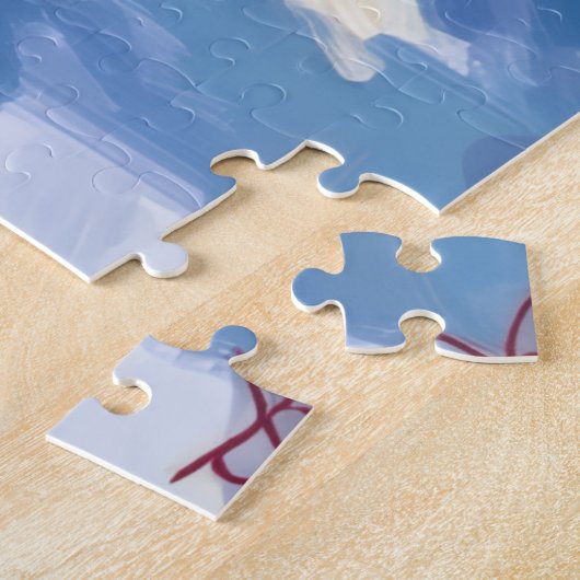 Australian Cattle Dog Red Heeler Christmas ジグソーパズル (側面)