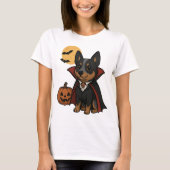 Australian Cattle Dog Vampire T-Shirt Tシャツ (正面)