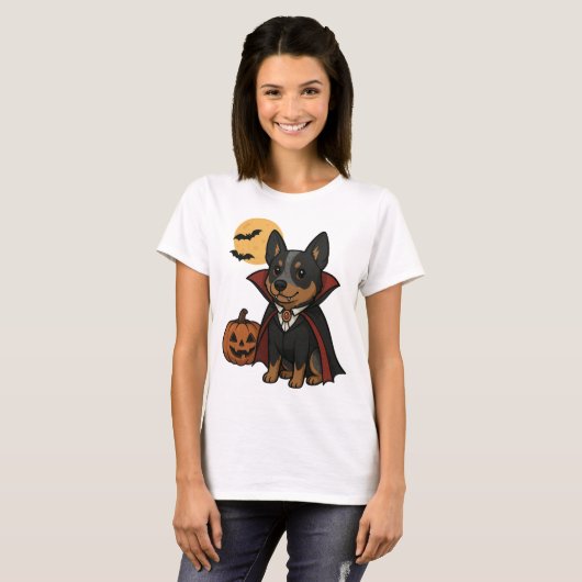 Australian Cattle Dog Vampire T-Shirt Tシャツ (正面フル)