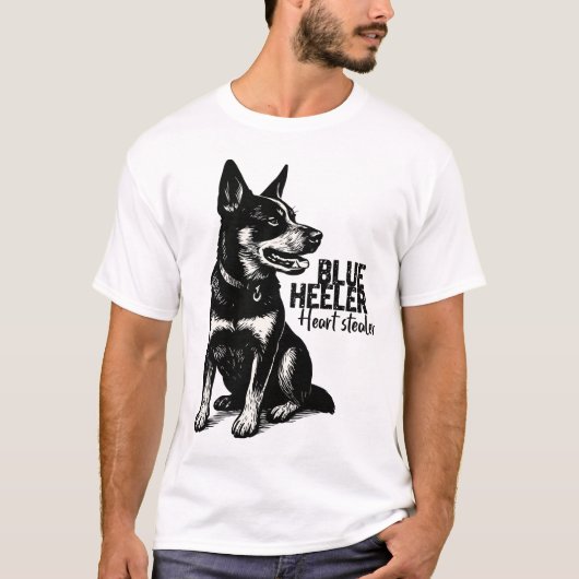 Australian Cattledog [00334b] Tシャツ (正面)