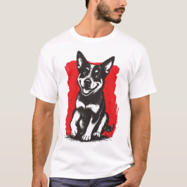 Australian Cattledog [00334c] Tシャツ