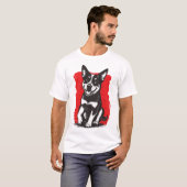Australian Cattledog [00334c] Tシャツ (正面フル)