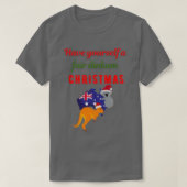 Australian Christmas Fair dinkum Aussie Christmas  Tシャツ (デザイン正面)