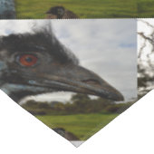 Australian Emuのキラキラした目 テーブルクロス (アングル)