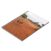 Australian Emu in the outback notebook ノートブック (左側)