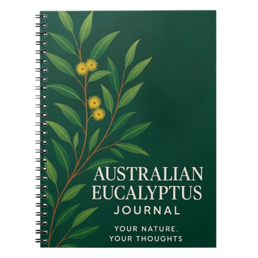 Australian Eucalyptus Journal: Nature-Inspired Not ノートブック (正面)