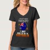 Australian Flag I Australia Flag I Vacation I Aust Tシャツ (正面)