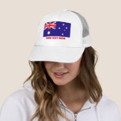Australian flag of Australia custom trucker hats キャップ (インサイチュ)