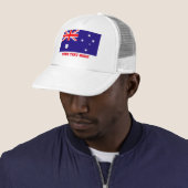 Australian flag of Australia custom trucker hats キャップ (インサイチュ)