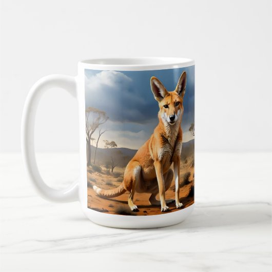 Australian Kangaringo(カンガルー・ディンゴ)、 コーヒーマグカップ (左)